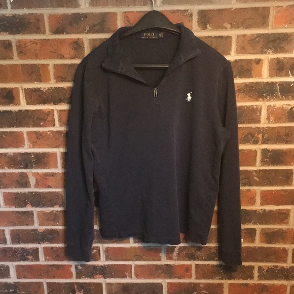 Other - Men’s long sleeve polo zip up shirt